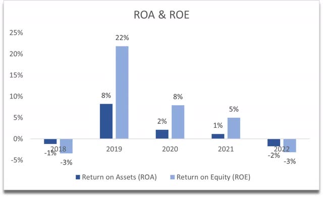 ROA and ROE of SQ