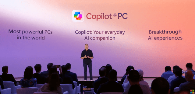 Microsoft claims for the Copilot+ PC